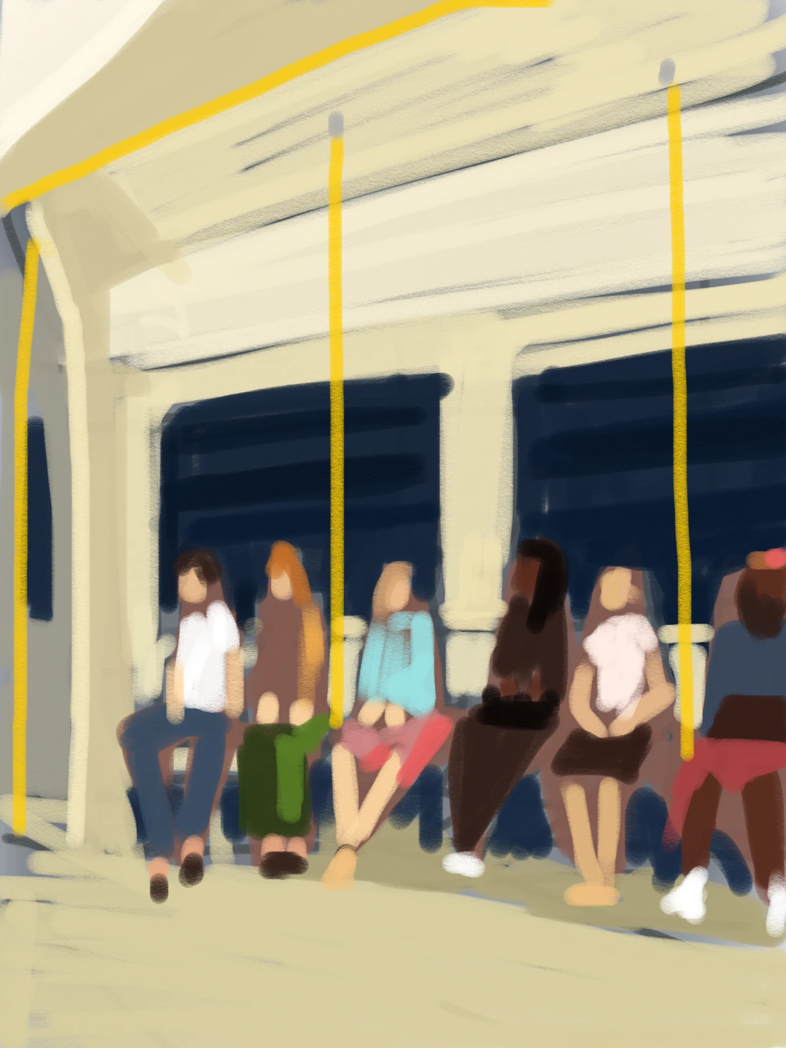 Faceless in the tube 13