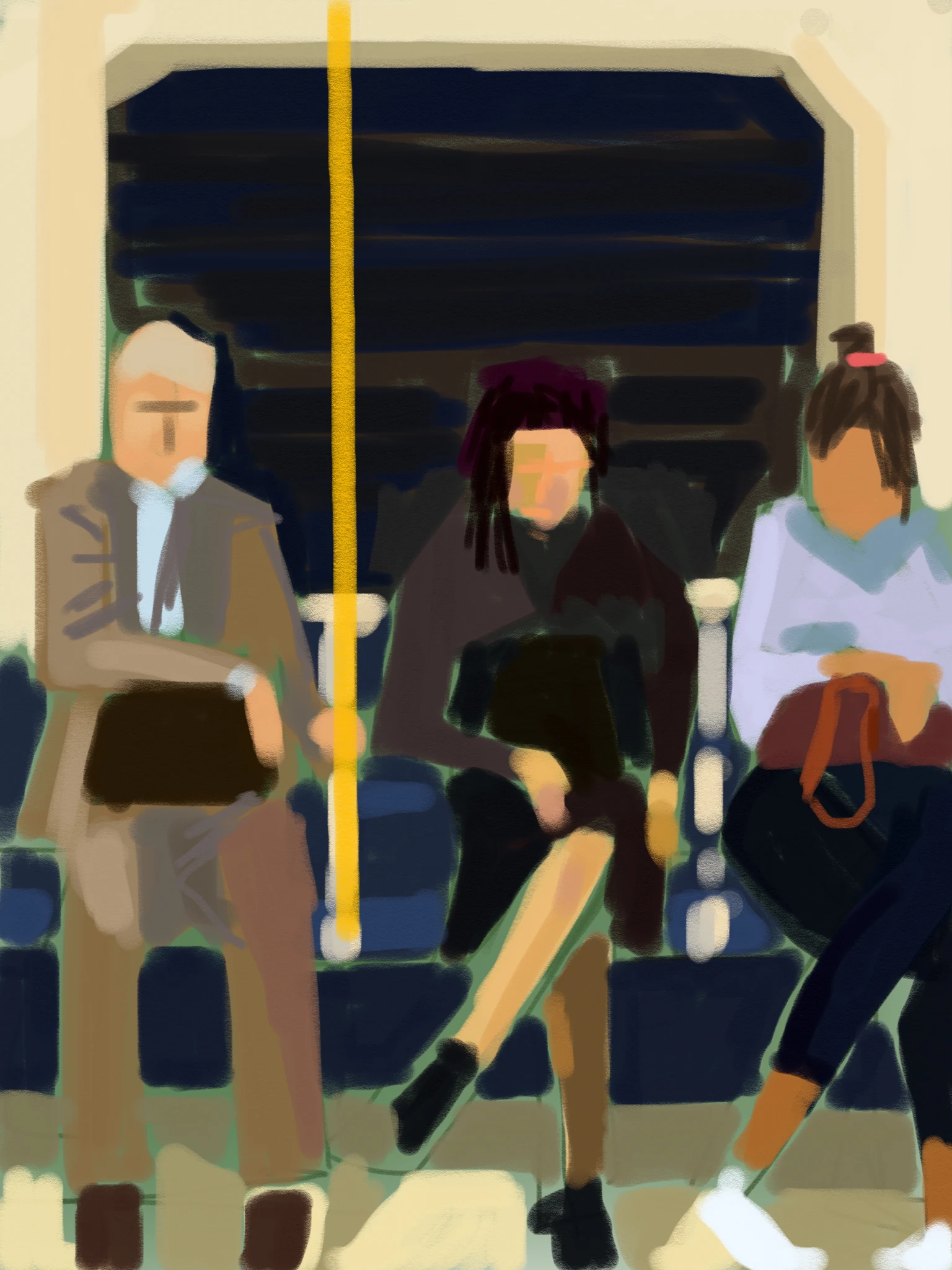 Faceless in the tube 18