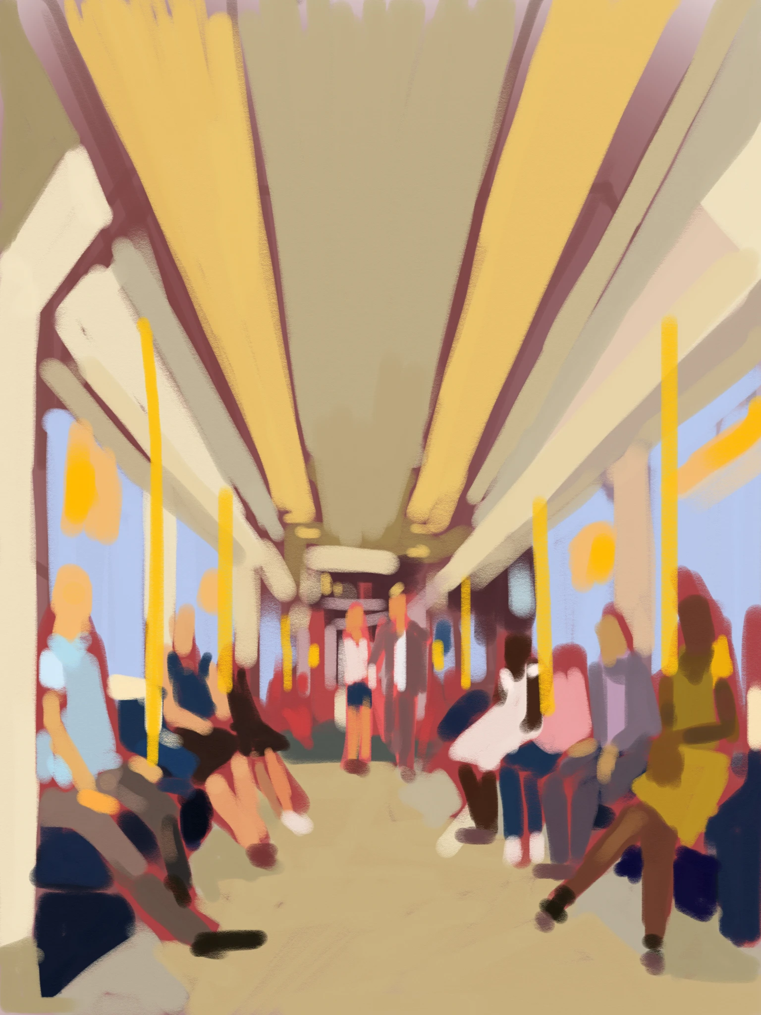 Faceless in the tube 21