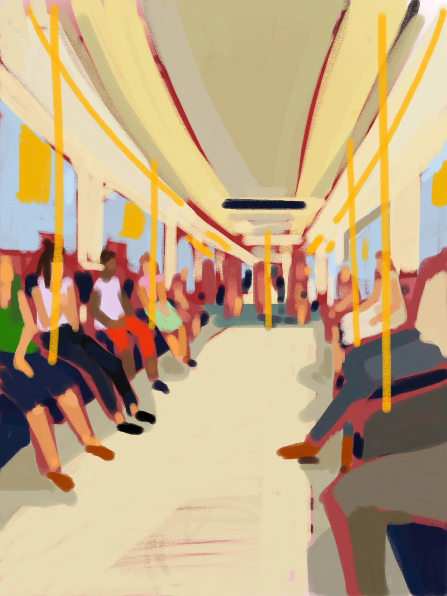 Faceless in the tube 25