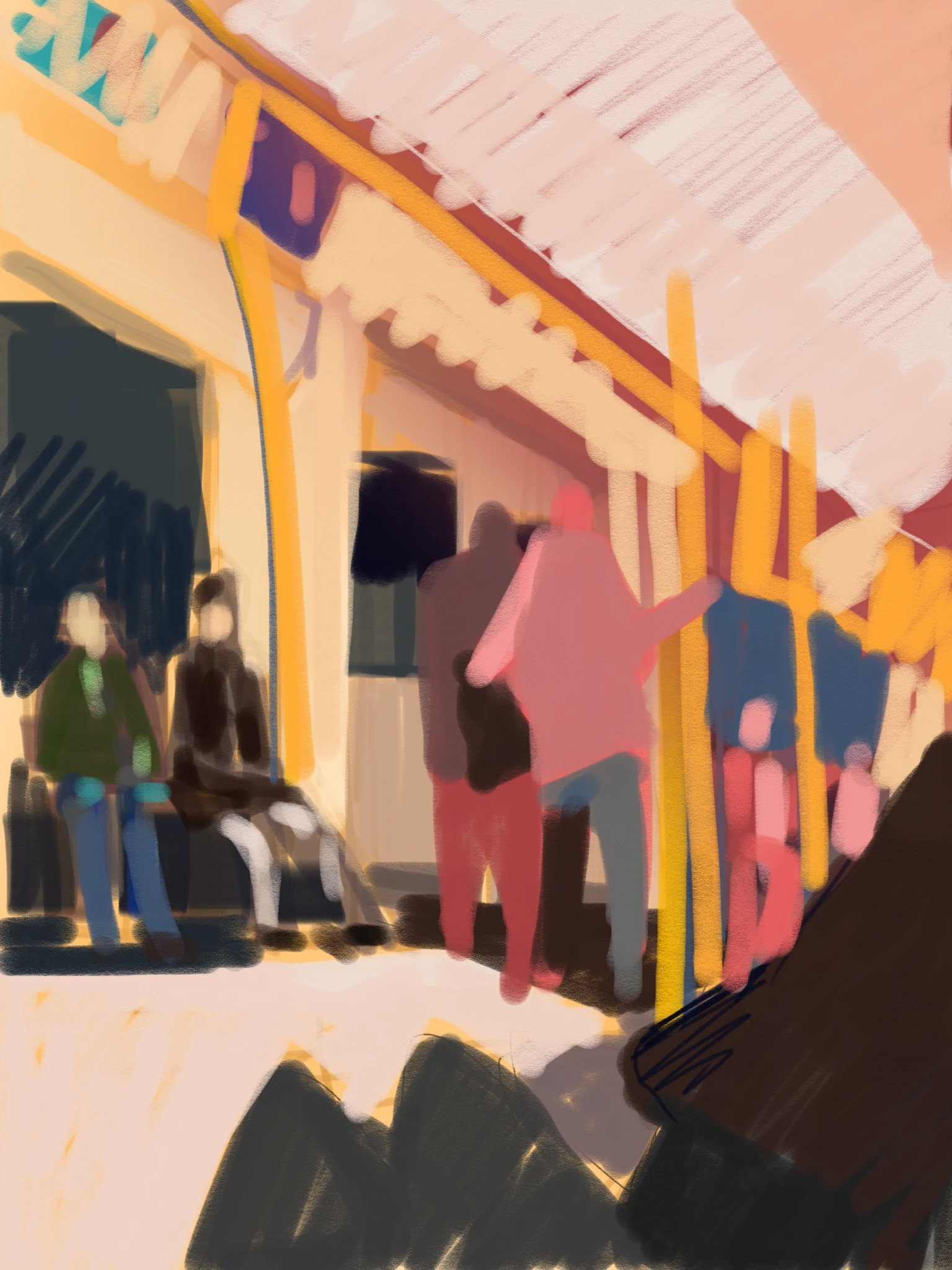 Faceless in the tube 4
