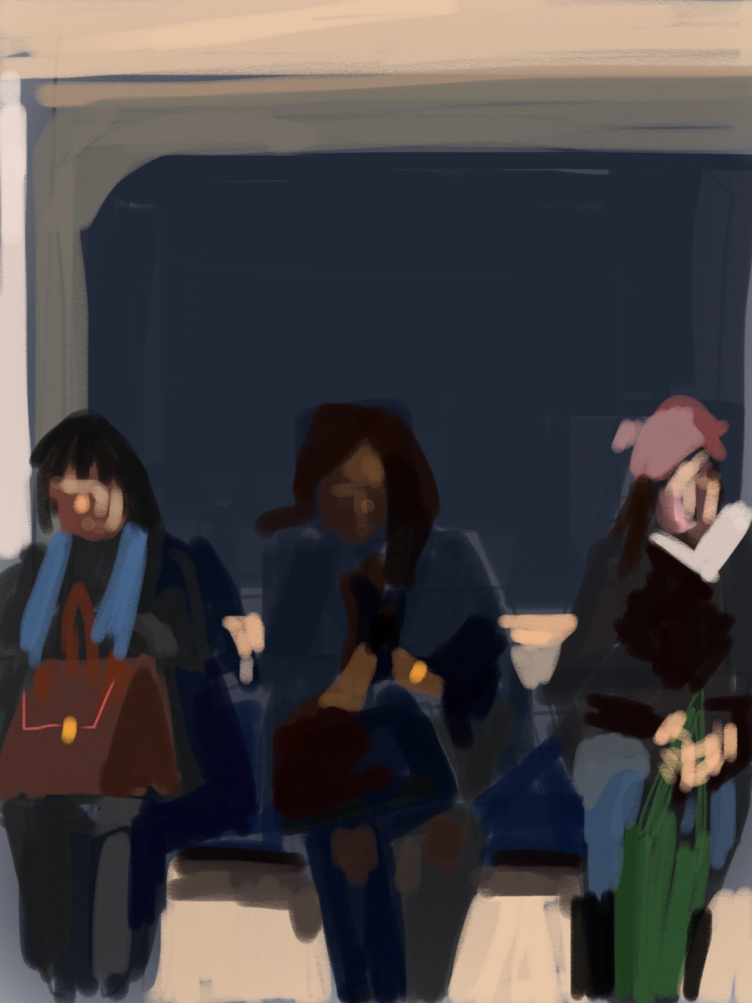 Faceless in the tube 6